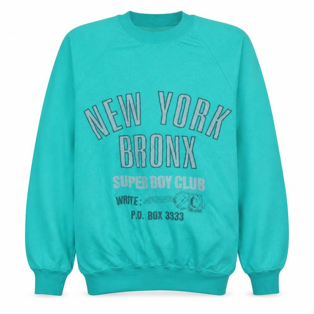 G Tani Womens Teal Graphic Pullover Sweatshirt XL Casual