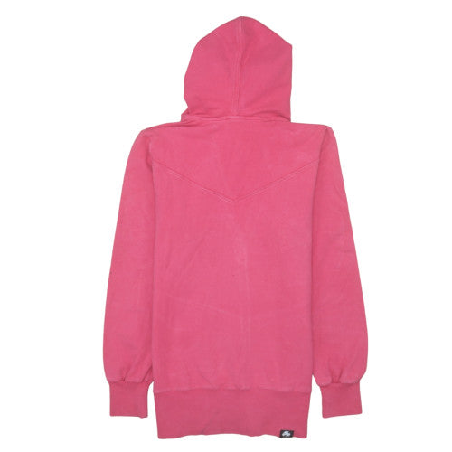 Nike Air Women's Pink Full Zip Hoodie Size M 10/12 Cotton Blend