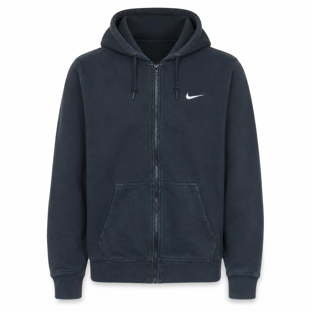 Nike Men's Black Full Zip Fleece Hoodie Size M
