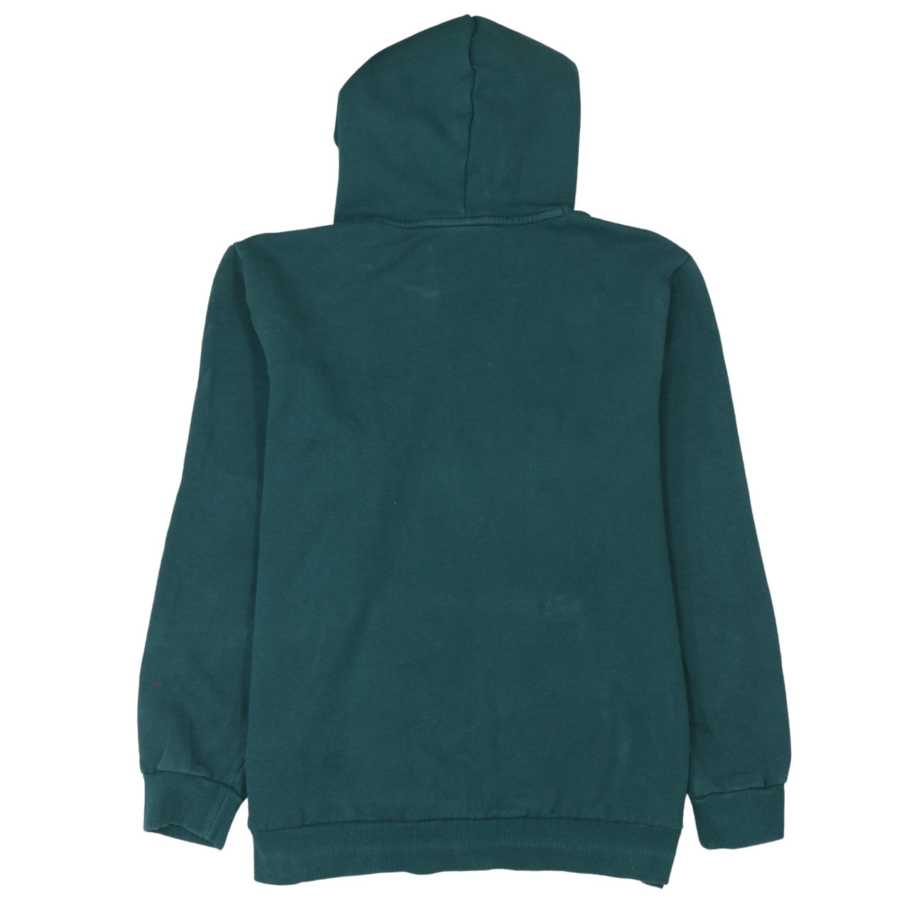 Puma Women's Green Pullover Hoodie Size L Logo Cotton Blend