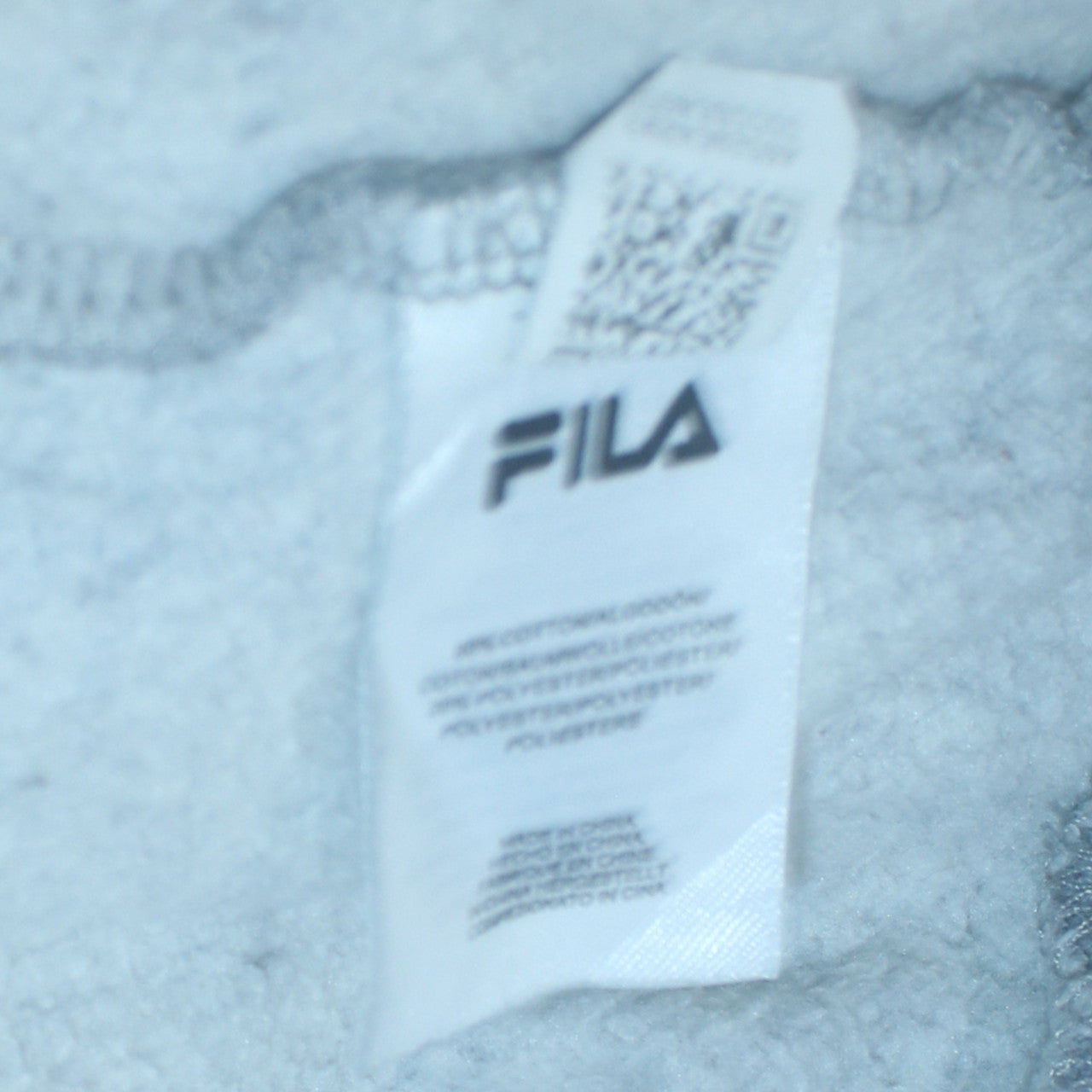 Fila Womens Grey Pinstripe Logo Sweatshirt XXS/6 Casual Pullover