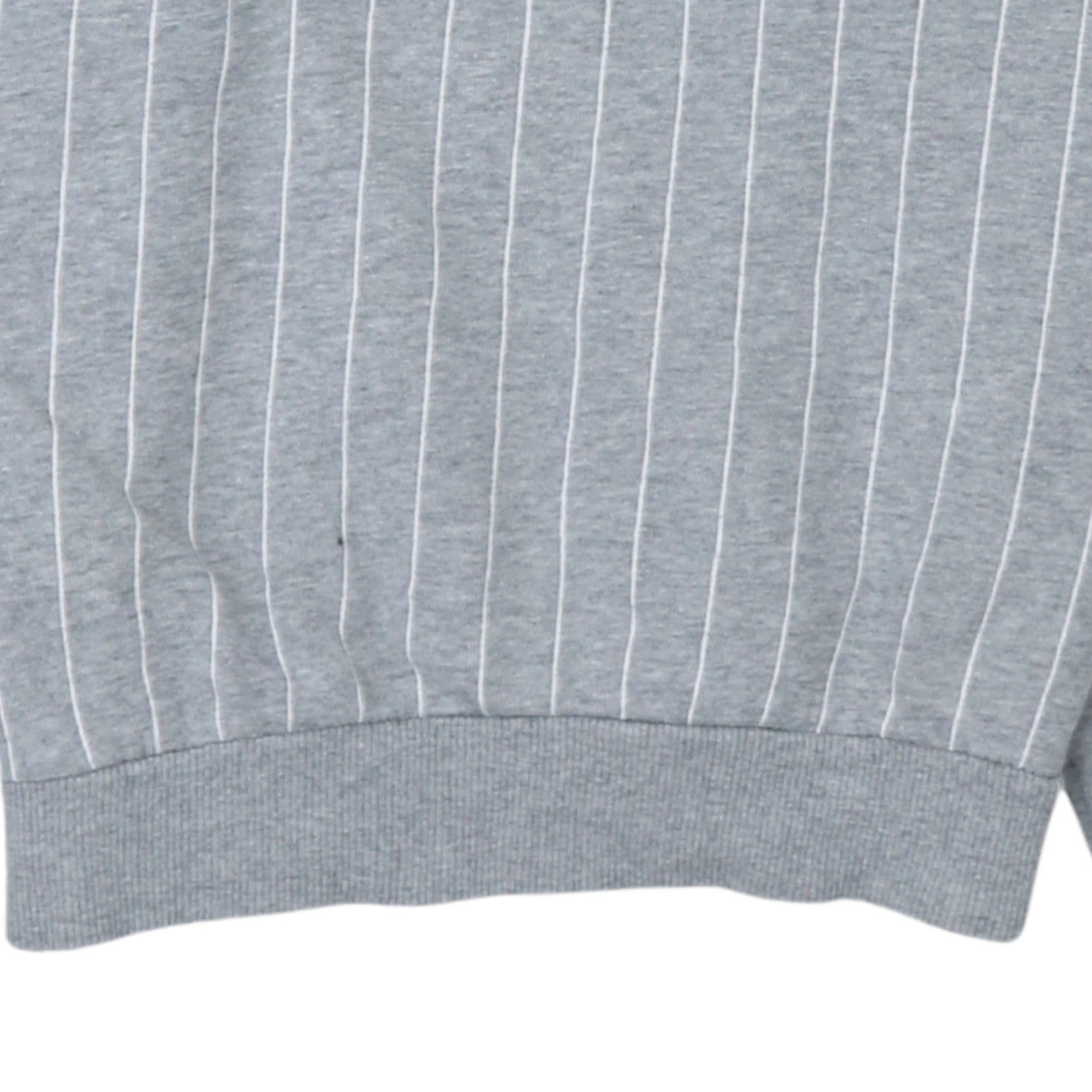 Fila Womens Grey Pinstripe Logo Sweatshirt XXS/6 Casual Pullover