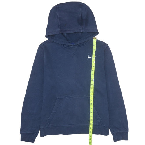 Nike Boys Blue Pullover Hoodie XL 13-15 Years Cotton Fleece Sweatshirt
