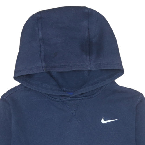 Nike Boys Blue Pullover Hoodie XL 13-15 Years Cotton Fleece Sweatshirt