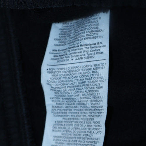 Nike Men's Black Jogger Sweatpants M Fleece Activewear Trousers