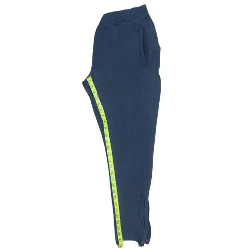Ellesse Men Blue L Jogger Tapered Cotton Blend Activewear Trousers