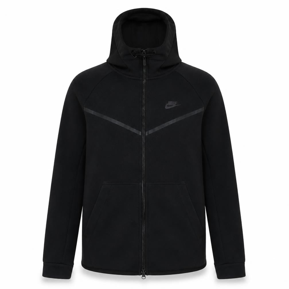 Nike Men's Black Full Zip Hoodie S Fleece Sportswear