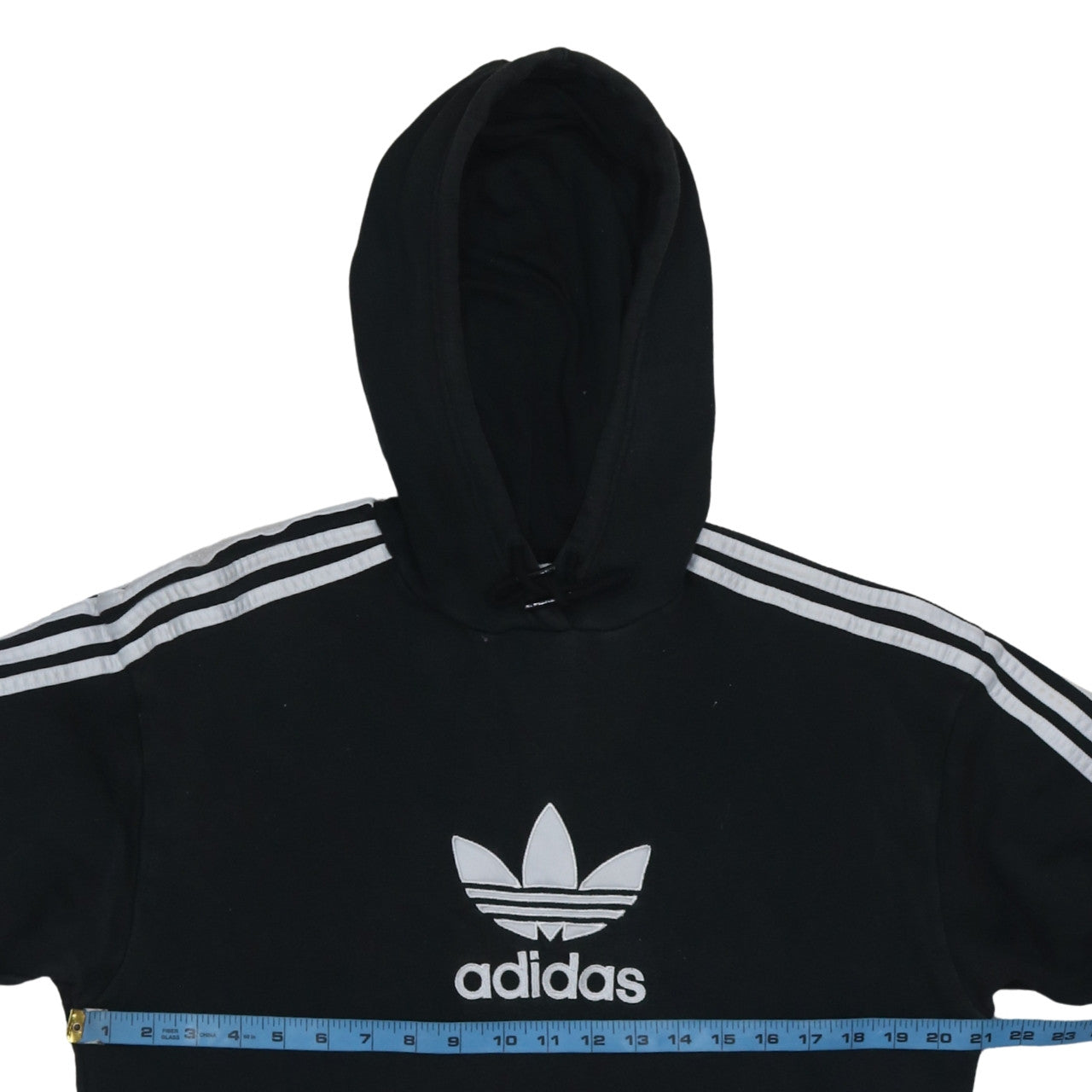 Adidas Women’s Black Hooded Pullover Sweatshirt Size 10 UK