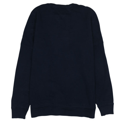 Tommy Jeans Men's Blue XL Pullover Sweatshirt Regular Fit Crew Neck