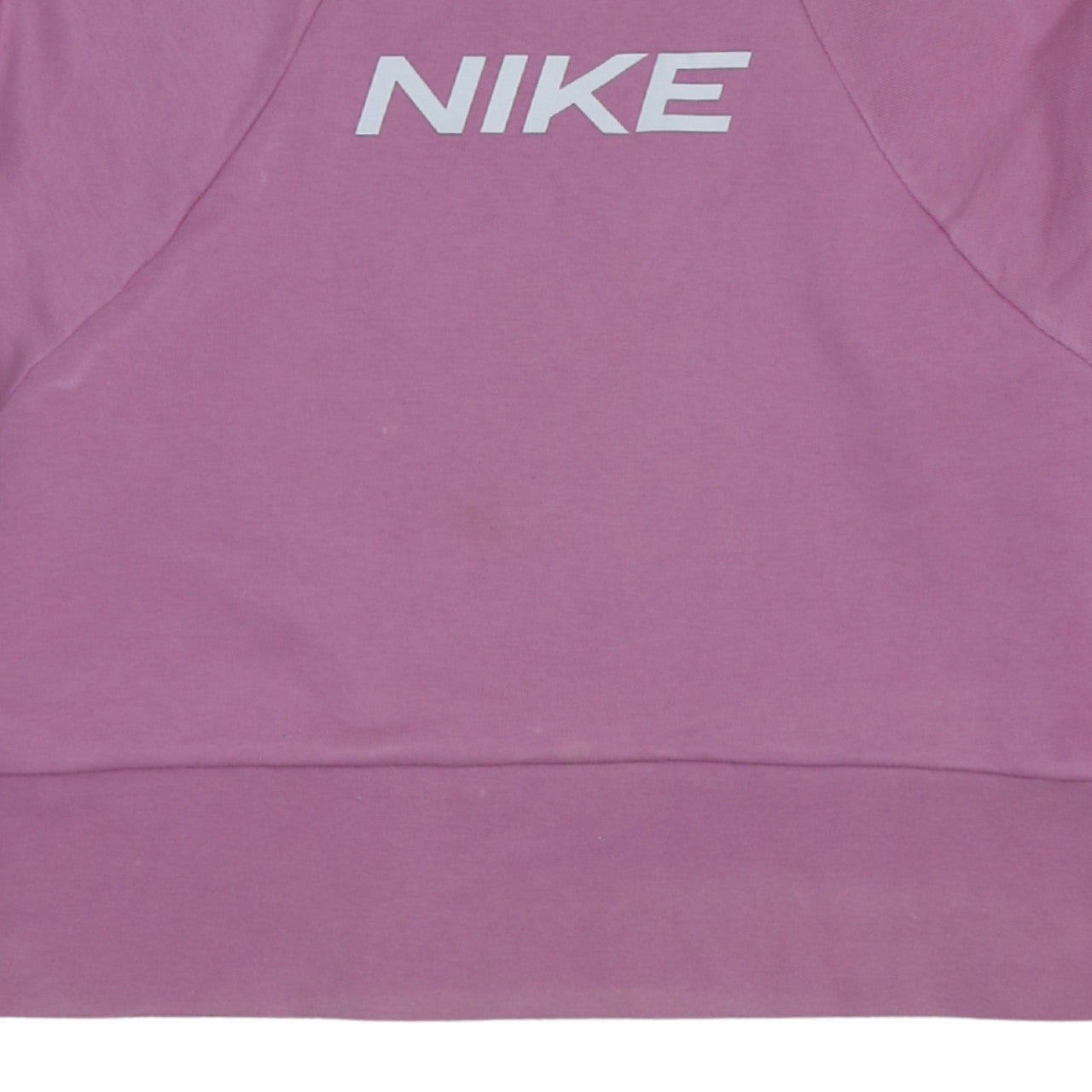 Nike Women's Pink Dri-FIT Pullover Sweatshirt Small Logo Crew