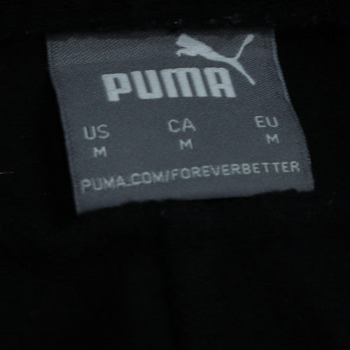 Puma Mens Black M Jogger Sweatpants Elastic Waist Pockets