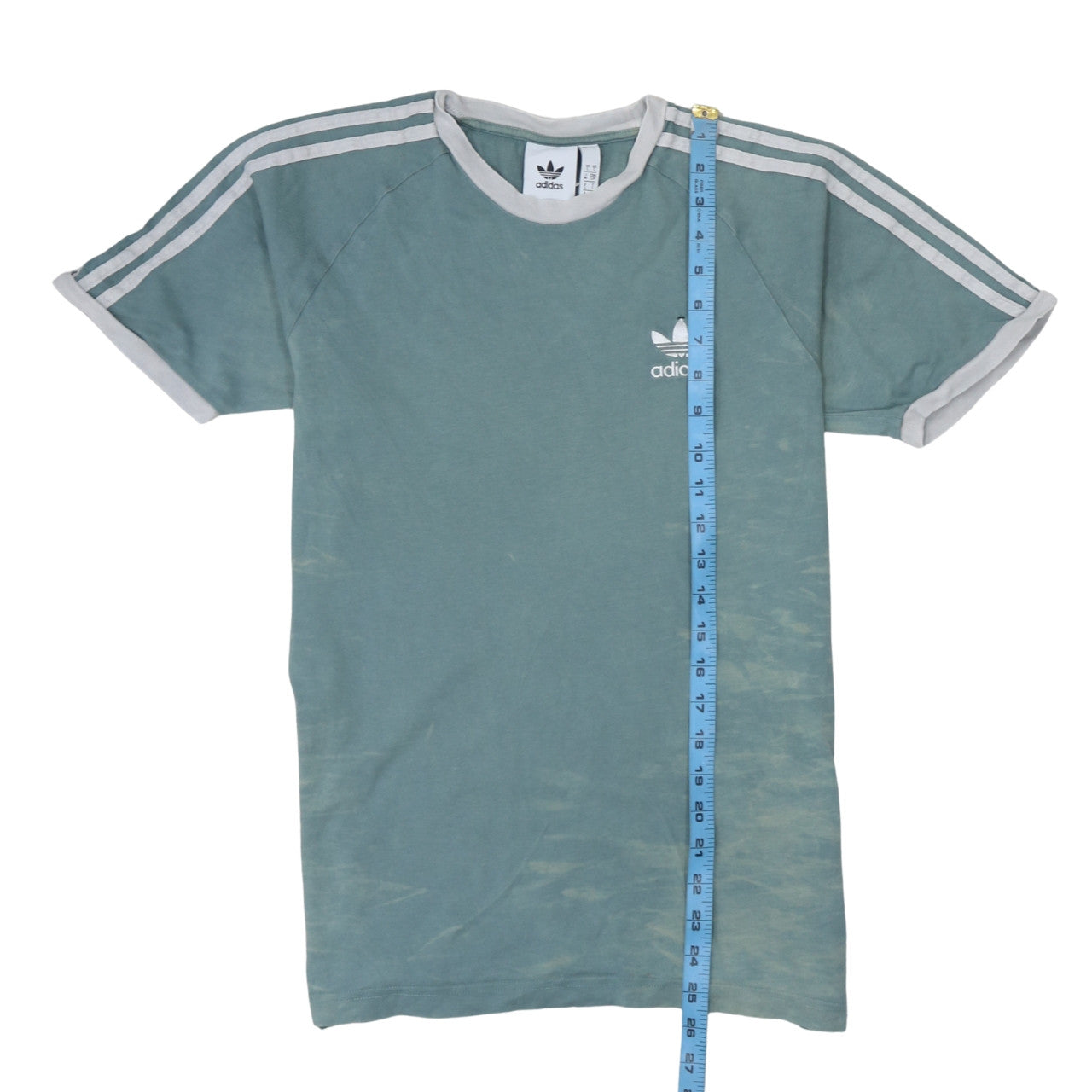 Adidas Men's Green Crew Neck Short Sleeve T-Shirt Size S