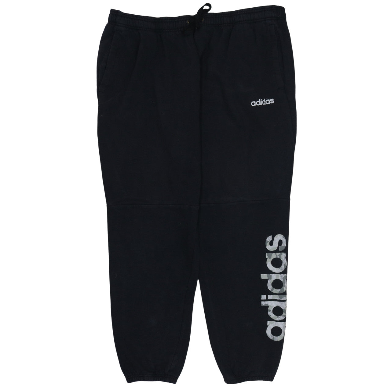 Adidas Men Black XL Jogger Fleece Sweatpants