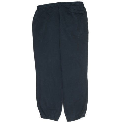 Nike Men Black XL Fleece Jogger Trousers Regular Fit