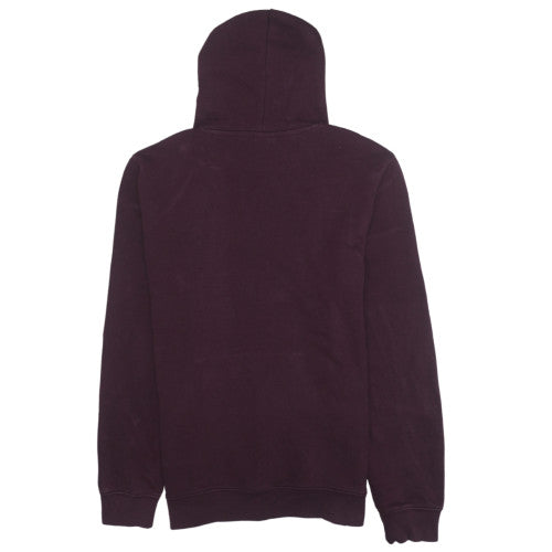 Champion Men's Purple Pullover Hoodie Size L Logo Fleece Sweatshirt