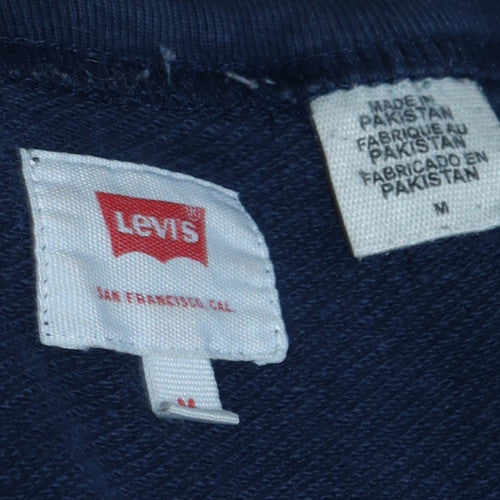 Levi's Men's Blue Graphic Logo Pullover Sweatshirt Size M