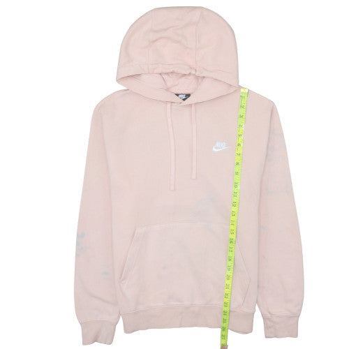 Nike Women's Pink Pullover Hoodie Medium Fleece Casual Sweatshirt
