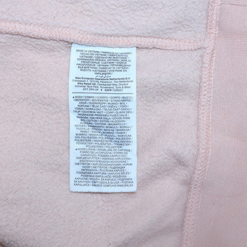 Nike Women's Pink Pullover Hoodie Medium Fleece Casual Sweatshirt