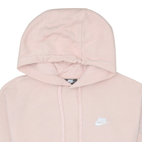 Nike Women's Pink Pullover Hoodie Medium Fleece Casual Sweatshirt
