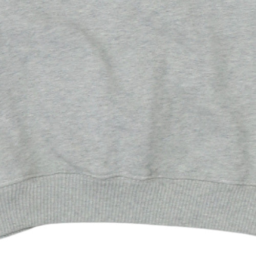 Adidas Womens Grey Logo Crew Neck Sweatshirt Size M