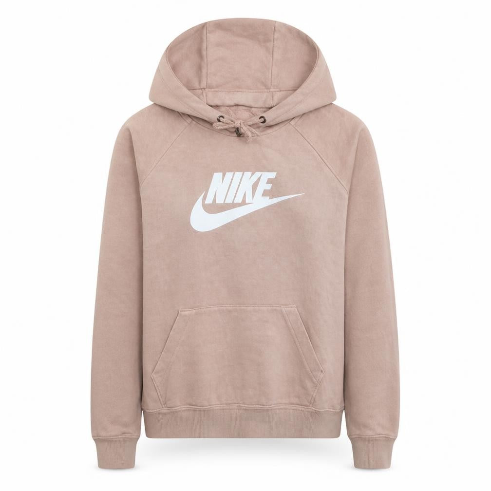 Nike Women’s Pink Pullover Hoodie Medium Cotton Blend Casual