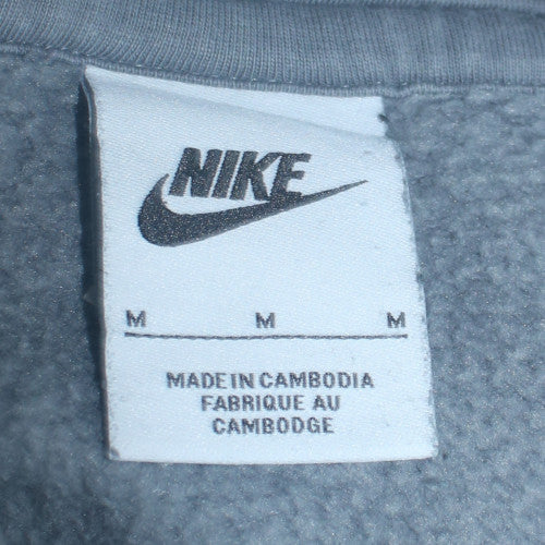 Nike Women’s Grey Pullover Hoodie Medium Fleece Air Logo Casual