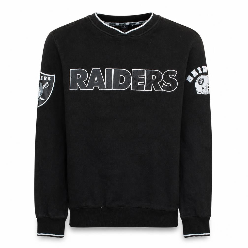 Primark NFL Raiders Black Sweatshirt Men's XS Crew Neck Pullover