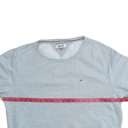 Tommy Hilfiger Denim Men's Grey XXL Crew Neck Pullover Sweatshirt