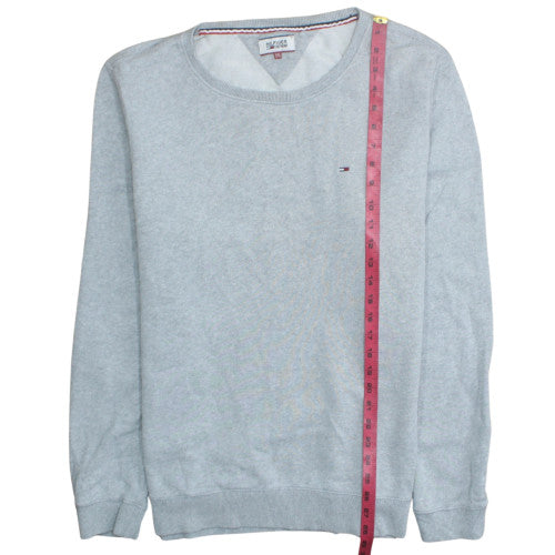Tommy Hilfiger Denim Men's Grey XXL Crew Neck Pullover Sweatshirt