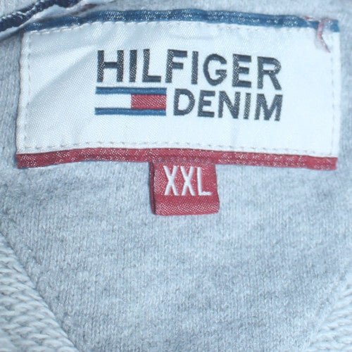 Tommy Hilfiger Denim Men's Grey XXL Crew Neck Pullover Sweatshirt