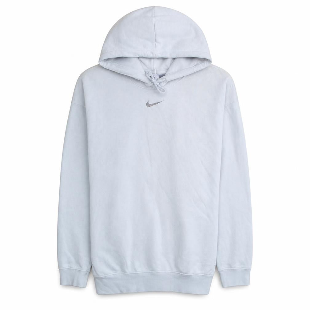 Nike Men's White Pullover Hoodie S Regular Fleece Sportswear
