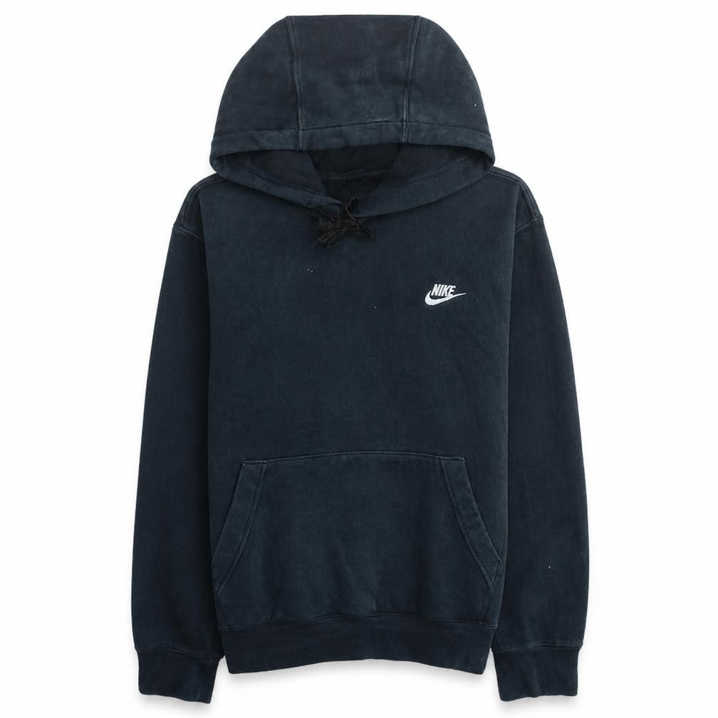 Nike Men's Black Pullover Hoodie M Cotton Blend Classic Fit