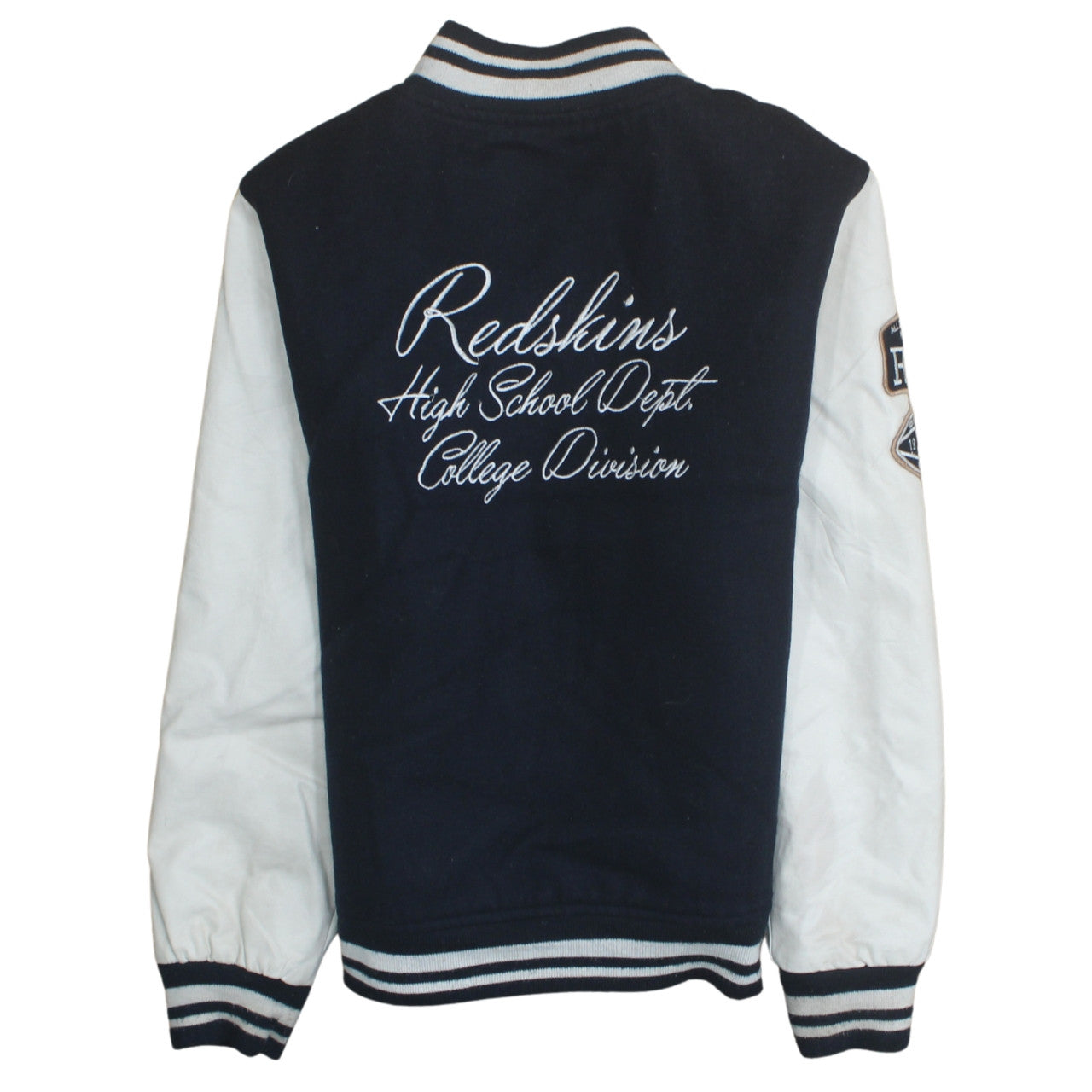 Redskins Boys Blue Varsity Jacket 12 Years Polyester Lined College Style