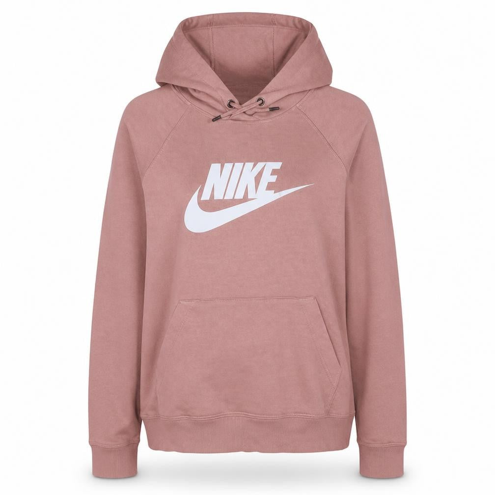 Nike Womens Pink Pullover Hoodie Small Cotton Blend Casual