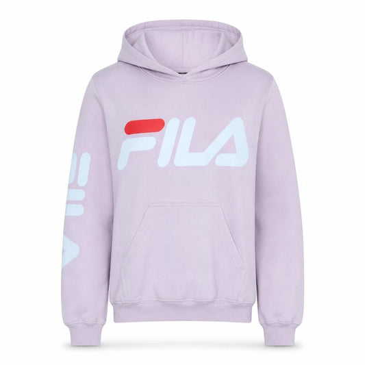 Fila Womens Pink Pullover Hoodie Sweatshirt Size S Logo Print