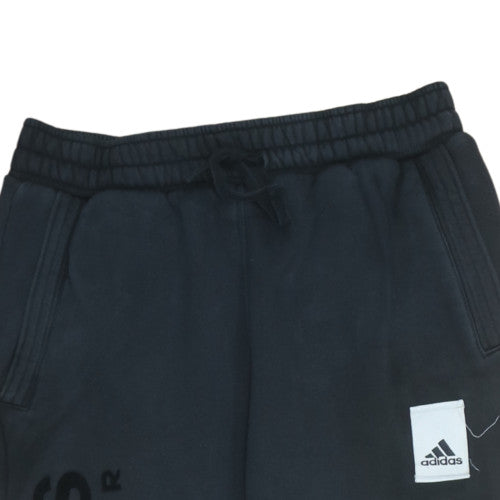 adidas Men's Black XL Jogger Trousers Fleece Elastic Waist Sportswear