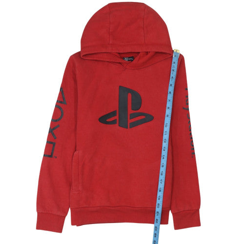 Next Boys Red PlayStation Pullover Hoodie 12 Years Fleece Graphic Print