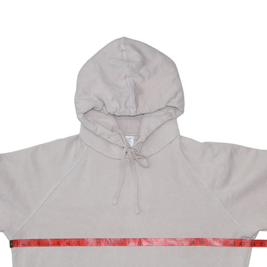 Adidas Women Beige Pullover Hoodie Cotton Blend Lined Casual Medium