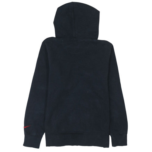 Nike Boys Black Hoodie 12-13 Years Pullover Graphic Print Lined