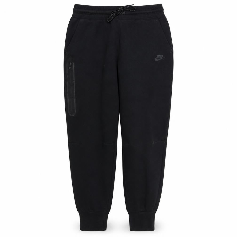 Nike Men's Black Jogger Trousers L Fleece Regular Fit Elastic Waist