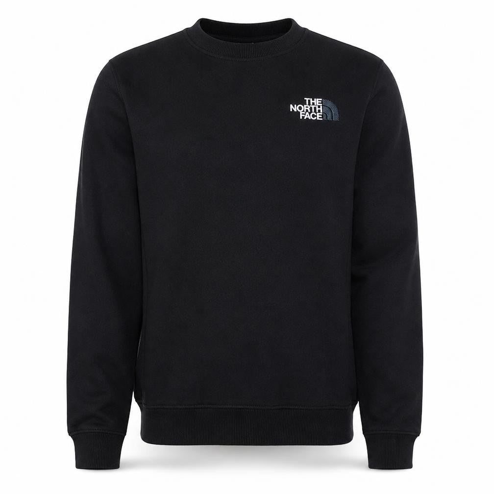 The North Face Men Black Pullover Sweatshirt Size S Fleece Crew Neck