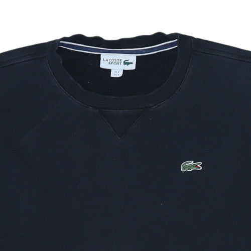 Lacoste Men’s Black Crew Neck Pullover Sweatshirt Size S