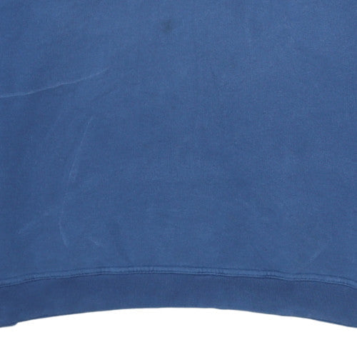Champion Mens Blue XL Pullover Sweatshirt Crew Neck Fleece Logo