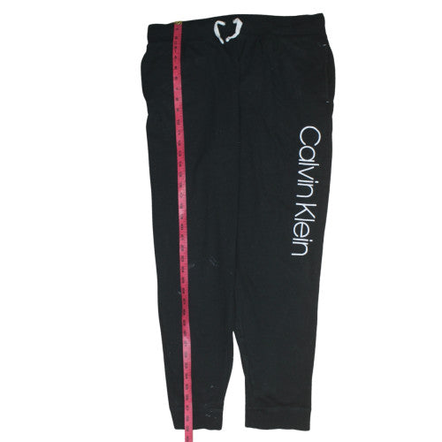 Calvin Klein Men's Black Jogger Trousers XL Cotton Blend Comfort Fit