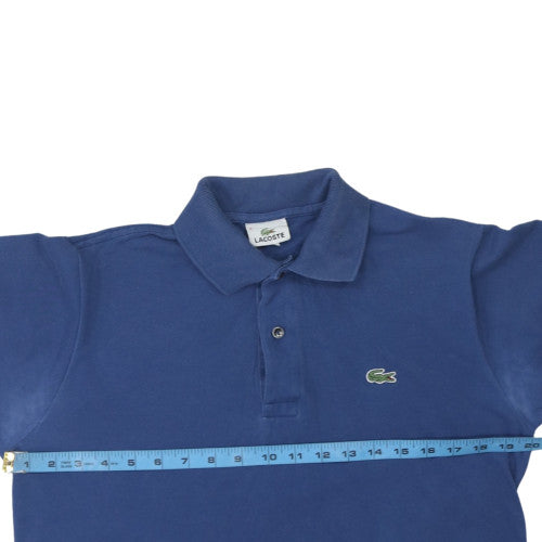 Lacoste Men's Blue Cotton Polo Shirt Size S Regular Fit