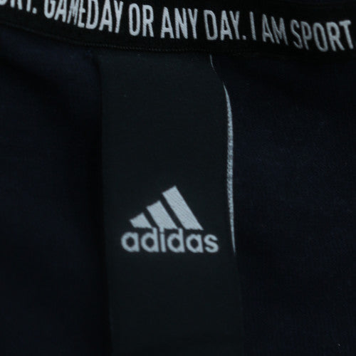 Adidas Men's Navy Blue Short Sleeve Sports Logo T-Shirt M