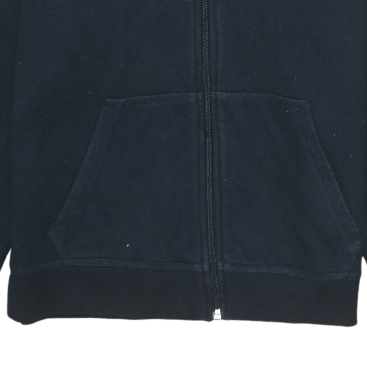 Nike Boys Black Full Zip Hoodie XL 13-15 Years Fleece Lined Casual