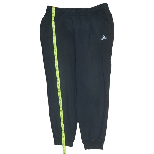 Adidas Women Black XL Jogger Sweatpants Cotton Blend
