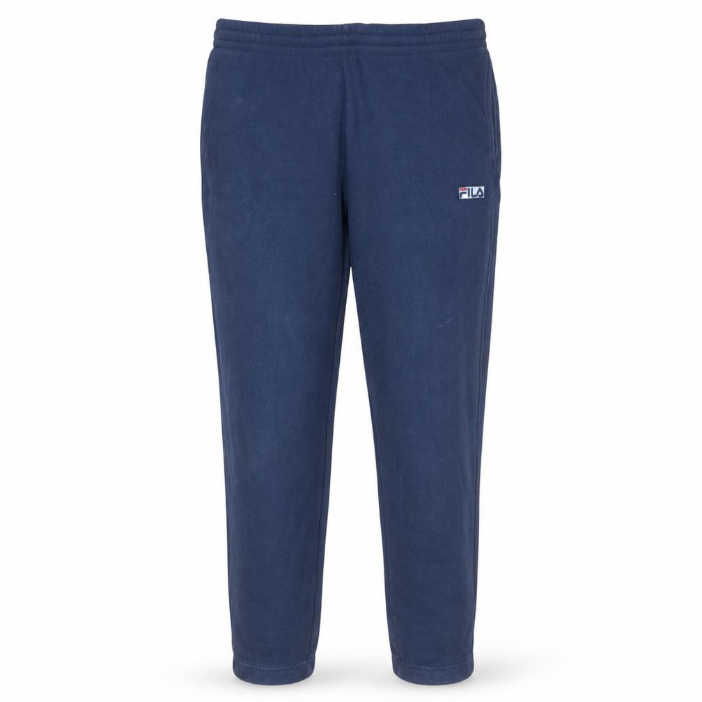 FILA Men's Blue Fleece Sweatpants XL Regular Fit Casual Trousers