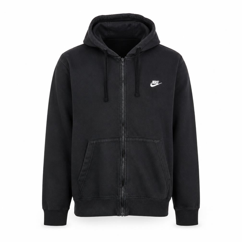 Nike Men's Black XL Full Zip Fleece Hoodie Sweatshirt